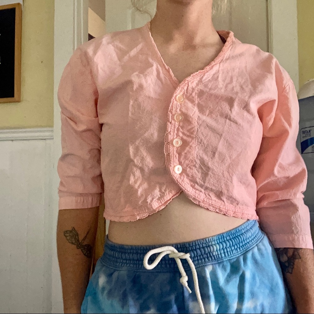 Vintage energie by currants crop top